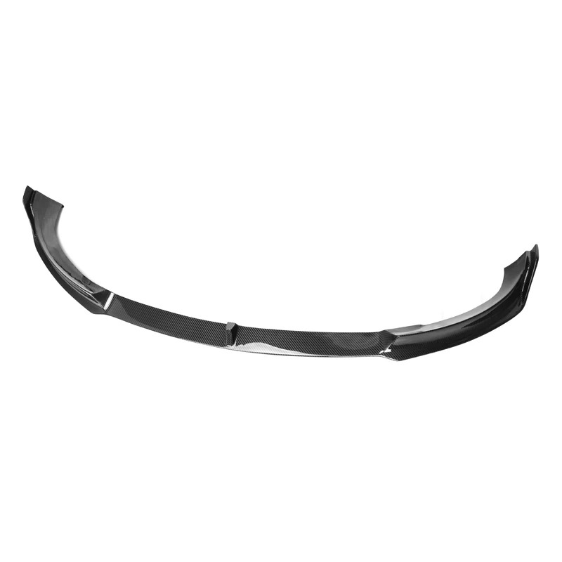 Glossy Black Rear Front Bumper Lip Trim Dry Carbon Fiber V-Style Exterior Accessory for Model Y Front Lip Protector Splitter